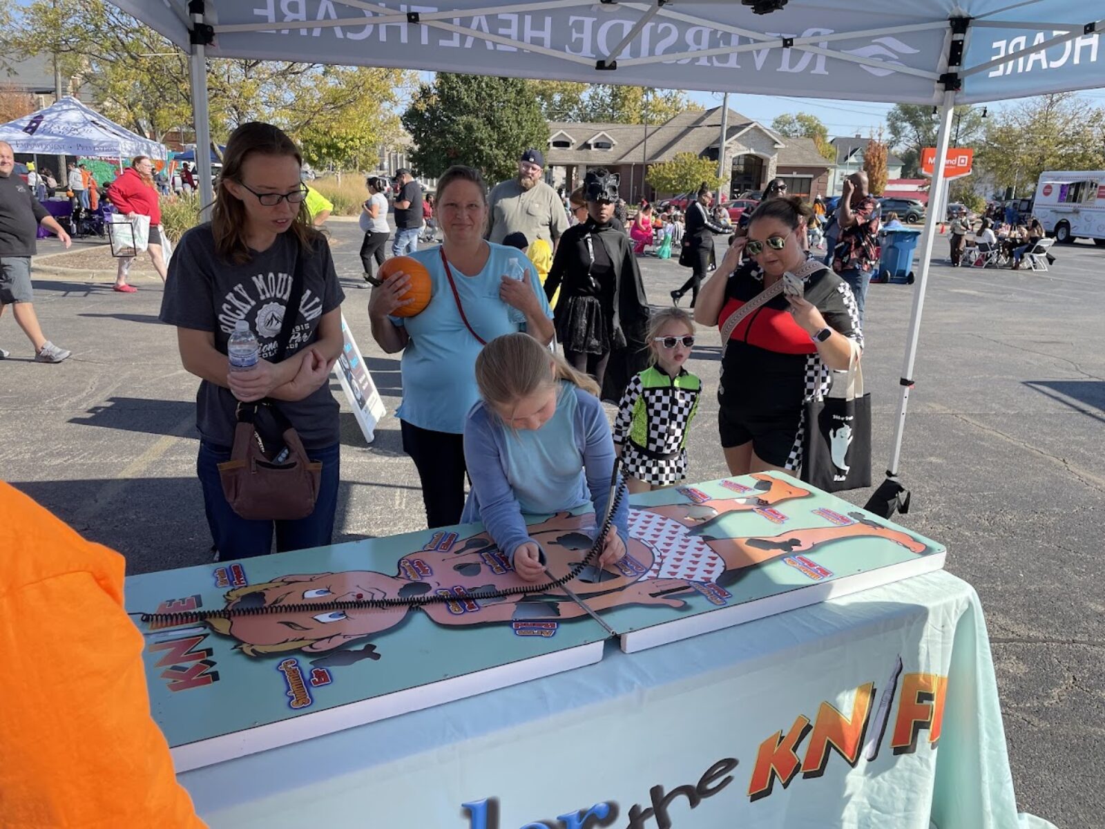 Riverside Healthcare visits Halloween Downtown