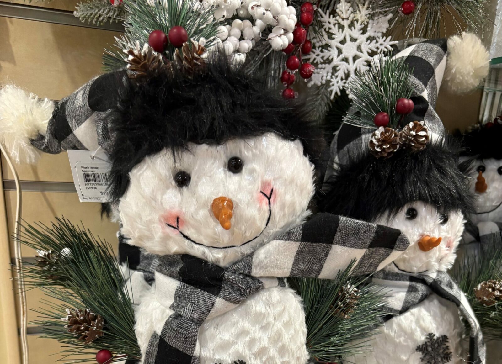 Chance for free snowman from Marketplace Gift Shop