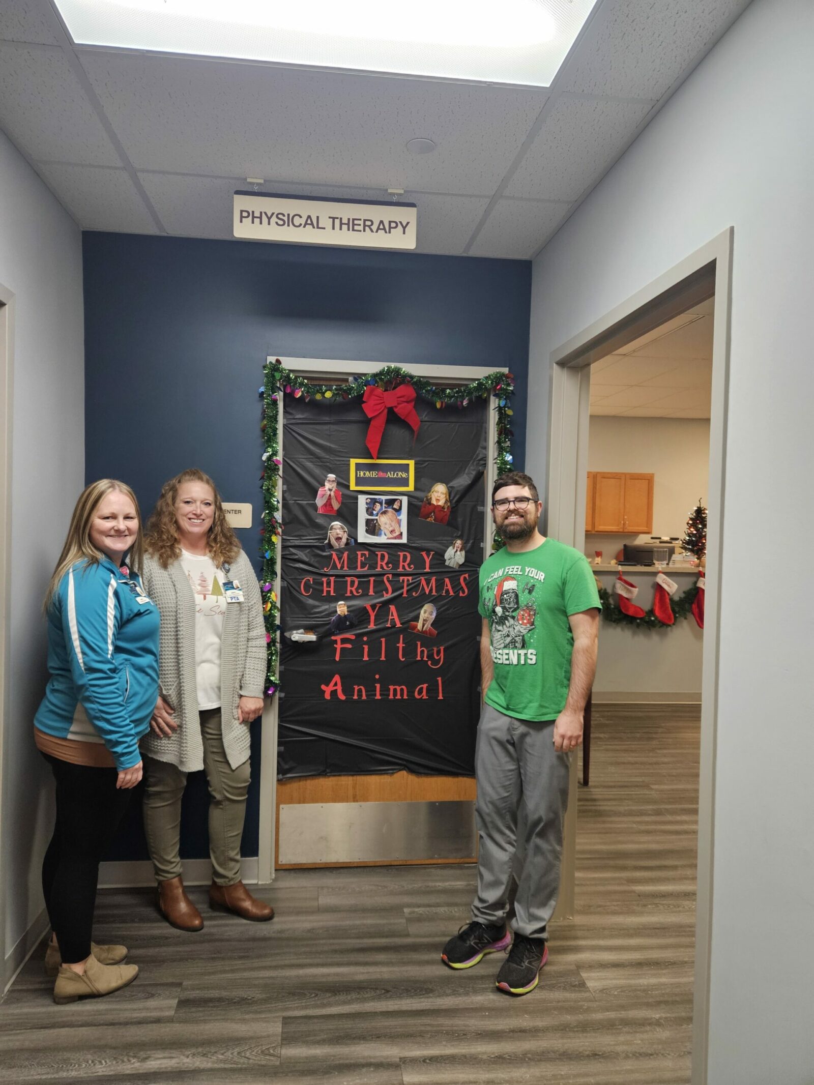 Watseka Campus holds Christmas Door Decorating contest